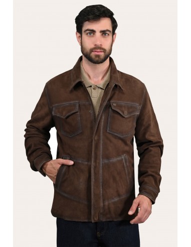 Frye Dark Brown Shacket soldes