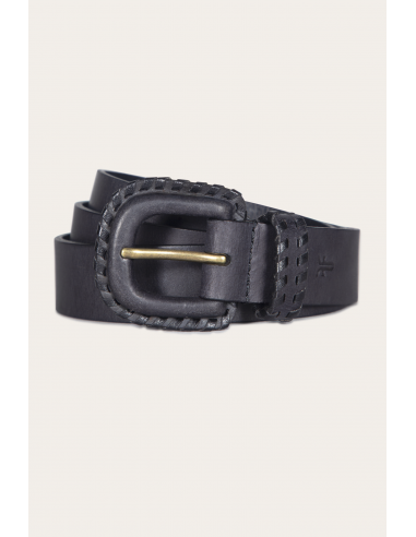 30mm Belt With Covered Buckle & Leather Lacing pas cher chine