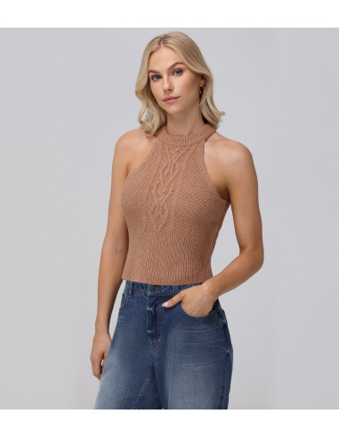 Cable Halter Sweater Venez découvrir notre 