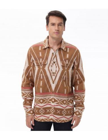 Southwestern Jacquard Overshirt suggérées chez